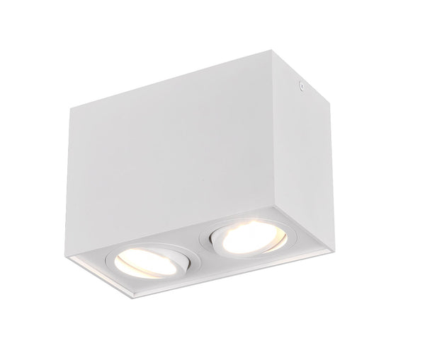 Plafoniera da Interno Attacco GU10 in Metallo Bianco Opaco online