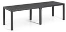 Tavolo Doppio da Giardino 295x90x74,5 cm in Resina Keter Kulie Double Antracite