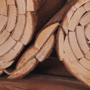 Portavasi con Vasi x 2 Legno 37 cm Larghezza Legno 37 cm Scv