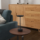 Lampada da Tavolo a LED Senza Filo Touch Ø13x28,5 cm Batteria Ricaricabile Nero