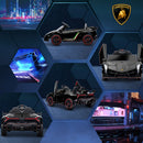 Macchina Elettrica per Bambini 12V con Licenza Lamborghini Veneno Nero
