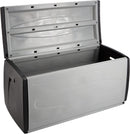 Baule Contenitore da Esterno 120x54x57 cm Multiuso in Polipropilene Prince Box Grigio e Nero