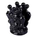 Porta Salviette Testa di Moro 10,6x9,6x13,6 cm  in Ceramica VdE Tivoli 1996 Sicilia