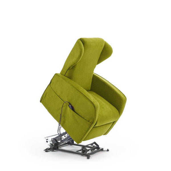 Poltrona Alzapersona Elettrica 2 Motori 73x101x86 cm Adele in Microfibra Dispositivo Medico 1 Verde sconto