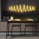 Lampadario Lampada Sospensione a LED 58W Luce Dimmerabile e Colore Regolabile