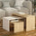 Set 3 Pezzi Tavolini da Caffè per Salotto Design Rettangolare Moderno Sovrapponibile Legno Quercia