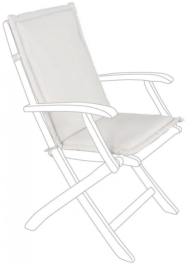 acquista Cuscino Poly180 Naturale Schienale Medio in Tessuto per Esterno