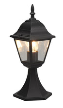 Lampada Palo da Esterno Attacco E27 in Alluminio Nero Opaco