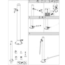 Fontana da Giardino in Alluminio ideale per Irrigare Sined Alu Nero 