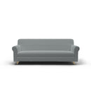 Copridivano Elasticizzato in Poliestere Iris Grigio Chiaro Varie Misure