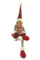 Set 2 Pupazzi Bambole in Tessuto 15x10x55 cm Soriani