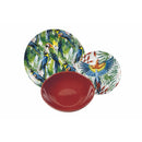 Servizio Piatti 18 Pezzi in Porcellana VdE Tivoli 1996 Parrot Jungle