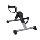 Mini Cyclette 50x25x36 cm per Braccia e Gambe Trasportabile Grigio e Nero