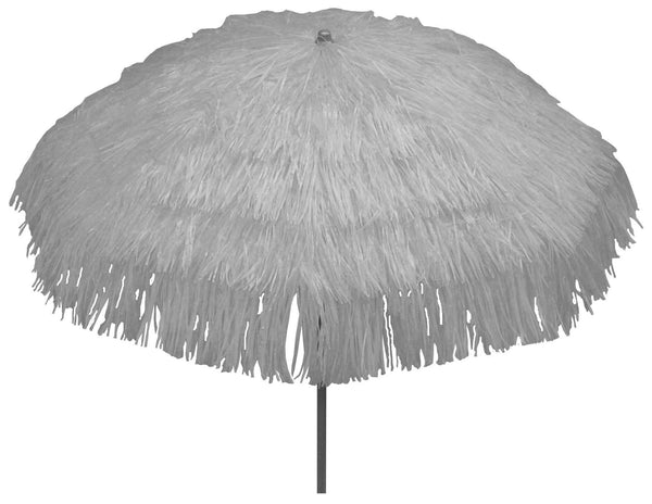 sconto Ombrellone da Giardino Ø2 m Palo Ø33 mm in Acciaio Maffei Kenia Bianco