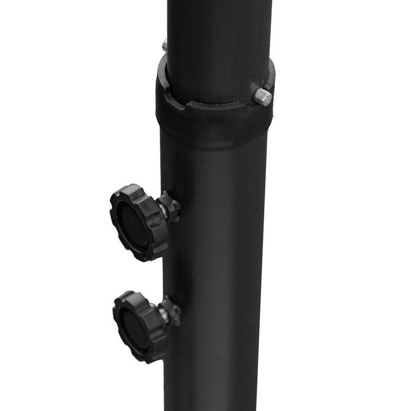 Ombrellone da Giardino Decentrato Ø3m in Acciaio Telo Beige con Flap