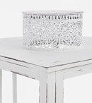 Set 3 Lanterne Astana Bianco in Legno