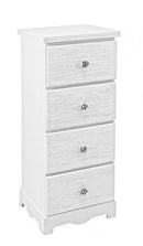 Cassettiera Blanc 4 Cassetti S in Legno