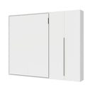 Letto Matrimoniale A Scomparsa 160 Versia Con Armadio Dx 2 Ante Bianco      