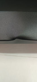 Camino a Bioetanolo da Parete 90x12x40 cm con Vetro in Acciaio Inox Nero Seconda Scelta