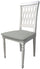 Set 2 Coprisedie Elasticizzati in Poliestere Leslie Grigio Chiaro