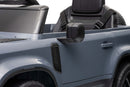 Macchina Elettrica per Bambini Licenza Land Rover Defender Small 12V con Telecomando Grigio