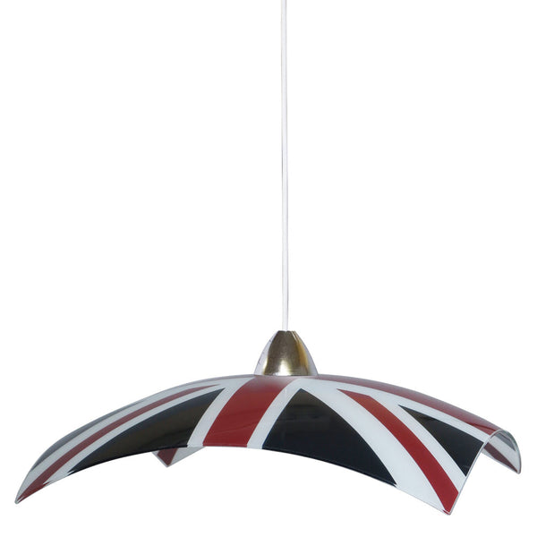 Sospensione 40X40 1xE27 Montatura Bianco-Cromo Vetro Lastra Union E-Energy Elia sconto