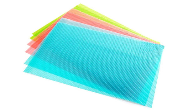 acquista Set 3 Tappetini 20x45 cm per Frigorifero Anti Muffa e Cattivi Odori