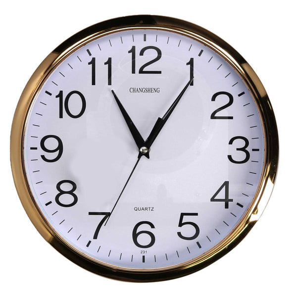 prezzo Orologio da Parete Ø30 cm in Plastica Bianco