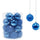 Set 24 Palle di Natale Ø7 cm Blu per Alberi