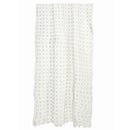 Tenda in tessuto pizzo uncinetto bianco cm 140x290