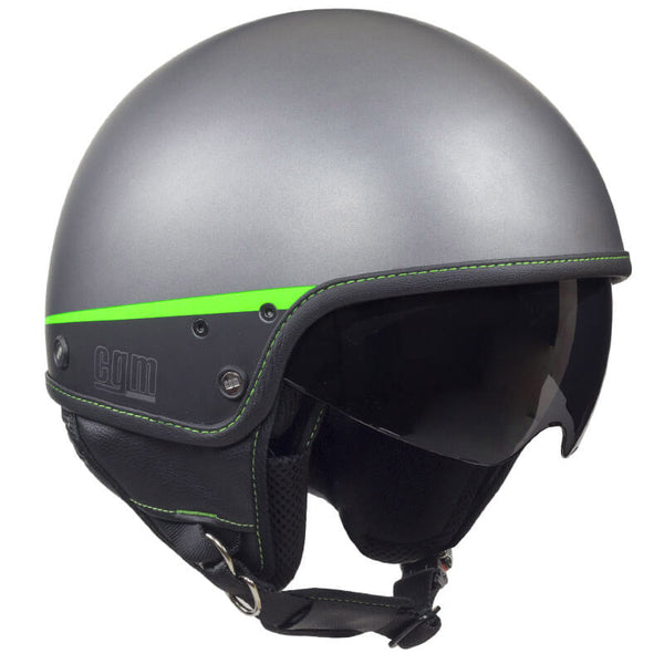 sconto Casco Demi-Jet per Scooter CGM Granada 105G Titanium Opaco Varie Misure