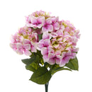 Set 2 Rami Artificiali Ortensia con 5 Fiori H 47 cm