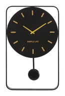 Orologio da Muro Simple Life 40,5x5x65,5 cm in Ferro 