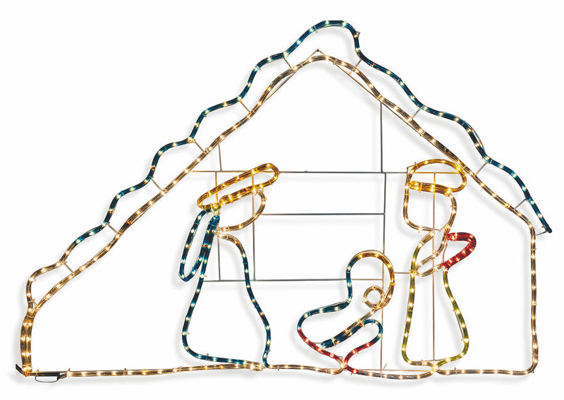 Insegna Luminosa Natività 360 Luci 120x83 cm Soriani