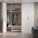 Sistema Twofold in Formato Kit per 2 Ante Scorrevoli in Legno Pensili e Pieghevoli Emuca