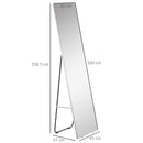 Specchio da Terra e Parete 45x37x158,5 cm Struttura in Alluminio