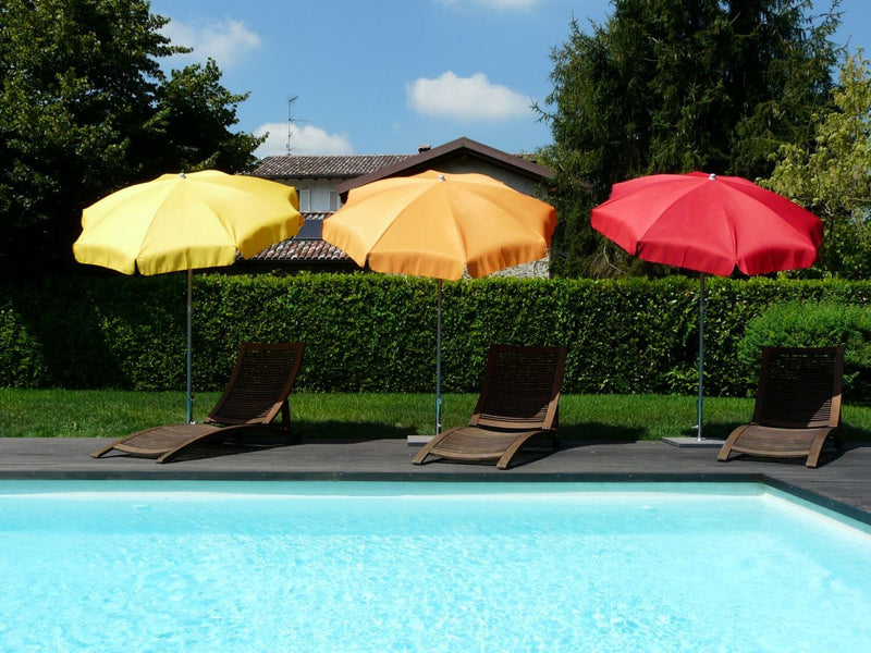 Ombrellone da Giardino Ø2 m Palo Ø33 mm in Acciaio Maffei Borgo Blu