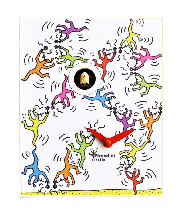 Orologio a Cucù da Parete 16,5x20x10cm Pirondini Italia D'Apres Haring prezzo