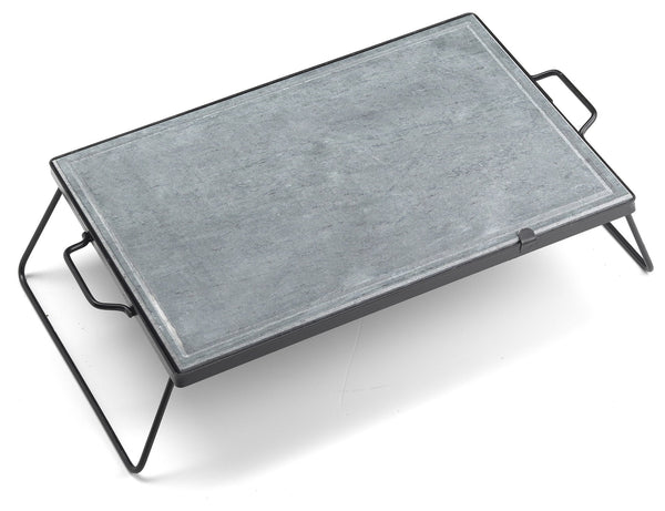 Pietra Ollare 40x60 cm con Supporto Pieghevole Ompagrill DS40/60/BLACK sconto