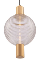 Lampada pendente Pendant in Metallo Rueca Ottone