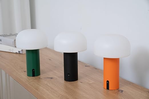 Lampada a Led da Tavolo Tonalità di Colore 2700K Dimmerabile Fungo Arancione   