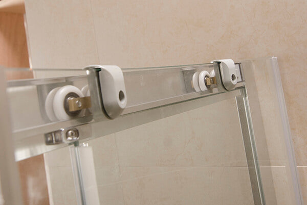 Box Doccia Angolare 2 Ante Scorrevoli in Cristallo Trasparente 6mm Vorich Itria Varie Misure