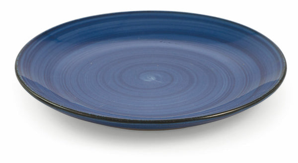 Set 6 Piatti Frutta Ø20x2,5 cm in Gres Villa d'Este Home Tivoli New Baita Blu sconto