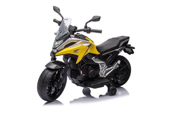 sconto Moto Elettrica per Bambini Licenza Ufficiale Honda NC750X 12V 4,5Ah Giallo