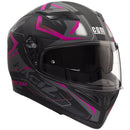 Casco Integrale per Scooter Visiera Lunga CGM Tampere Mach 2 316G Fucsia Fluo Opaco Varie Misure