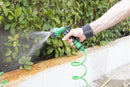 Tubo Pompa Canna dell'Acqua Estensibile 12 mt con Pistola Soriani Power Verde