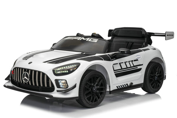 Macchina Elettrica per Bambini Licenza Ufficiale Mercedes Benz GT3 Telecomandata 12V 4,5Ah Bianco sconto