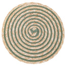 Set 6 Tovagliette Ø38 cm  in Paglia e Carta VdE Tivoli 1996 Spiral