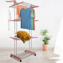 Stendino Stendibiancheria a Torre Modulabile Pieghevole Salvaspazio Richiudibile