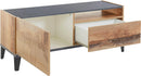 Mobile TV 1 Anta 1 Cassetto 120x40x47 cm Sunrise Acero Pereira e Ardesia